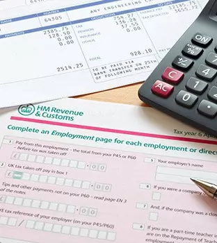 tax return form with calculator - Plan for Your Business Relocation